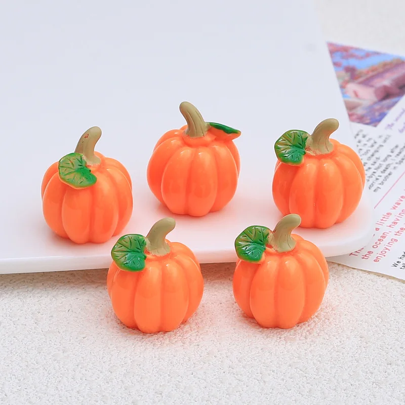 Mini Cartoon Pumpkin Ornaments Halloween Simulation Model 3d Pumpkin Miniature Ornament Fairy Garden Home Decor
