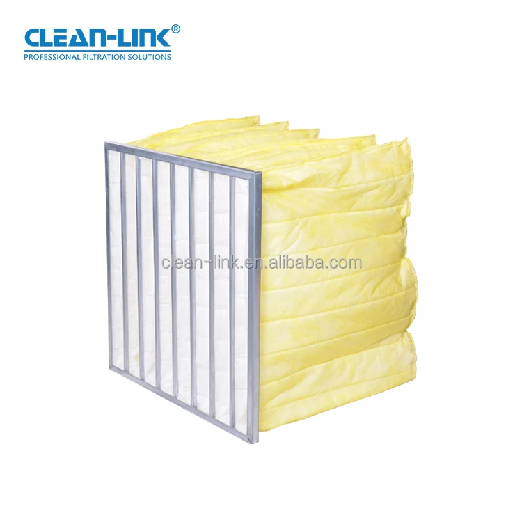 G4 F5 F6 F7 F8 F9 Anti-static Pocket Filter Pocket Air Filter For Dust Collection AHU, ACU, room air purifiers