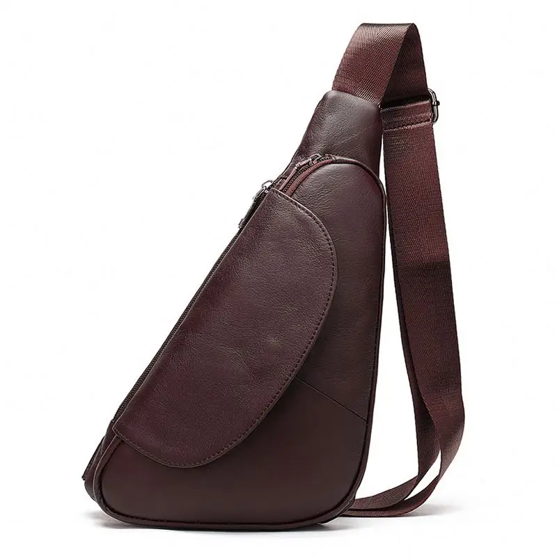 Japan Style Hotest Super High Quality PU Leather Free OEM Custom Man Girls Sling Bag