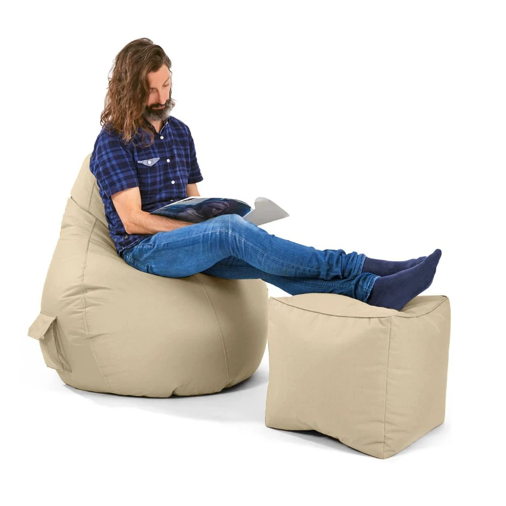 Soft and Comfortable Furniture Indoor Bean Bag Sofa Cover Living Room Gaming Adult Bean Bag Chair Bulk for Adults