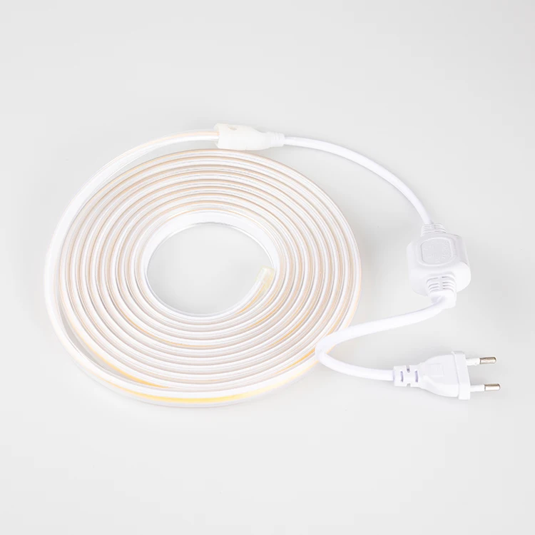 Hot sale AC220V IP67 china led strips flex 5m flexible cob led light