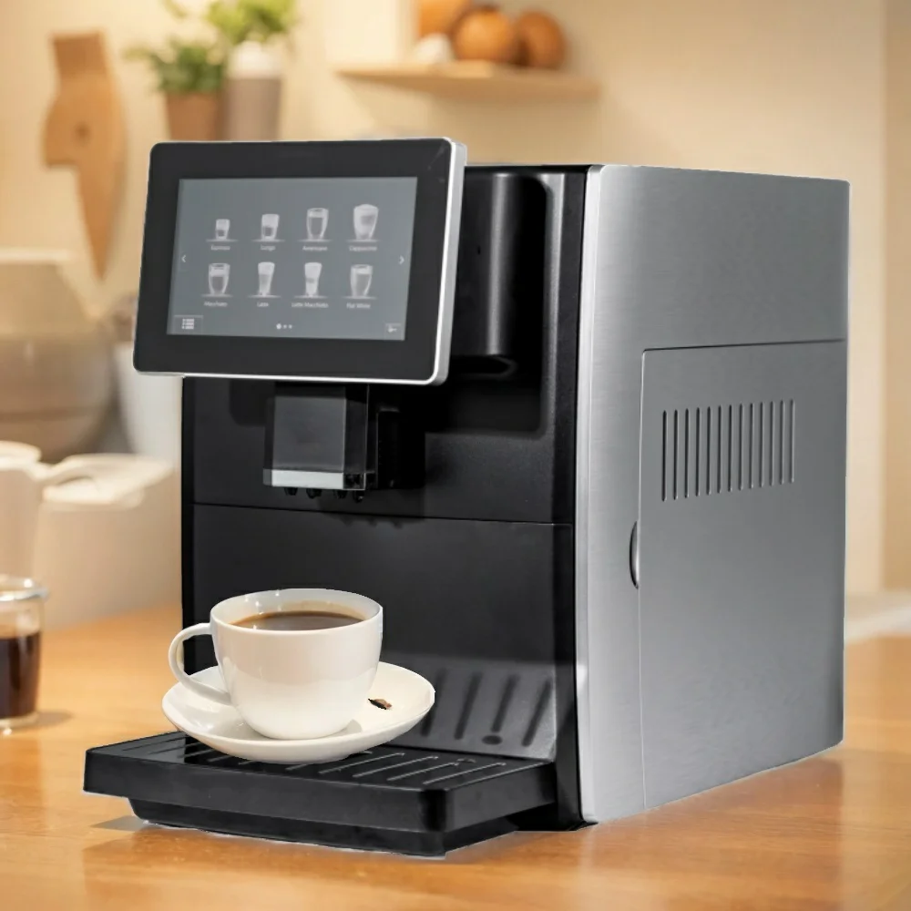 Profesional Indoor Best Fully Automatic Multi-language Smart Commercial Coffee Maker Machine