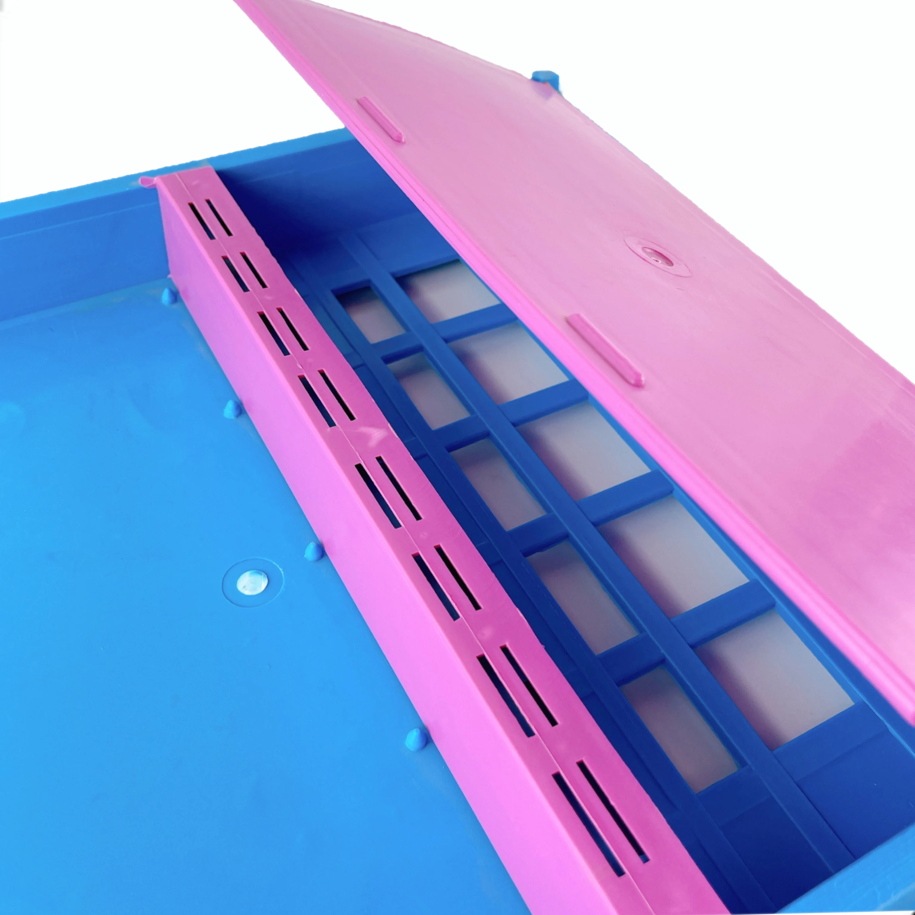 Apiculture Beekeeping Tool Plastic Bee Feeder for Water Sugar Beehive Cover Type Queen Rearing Box Bee Feeder