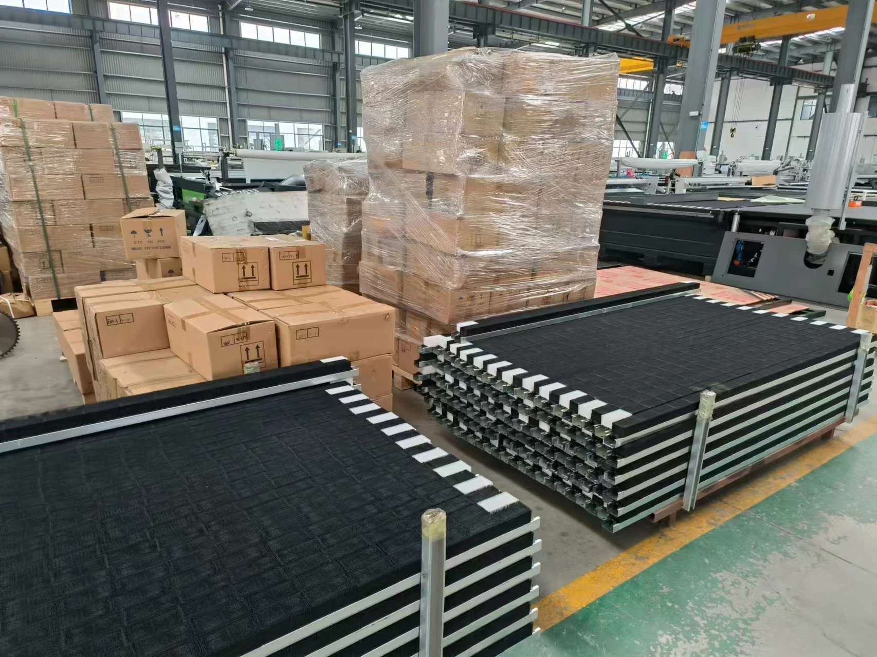 100*50*45 mm Black | White Bristle Blocks for Fabric Cutting Machine