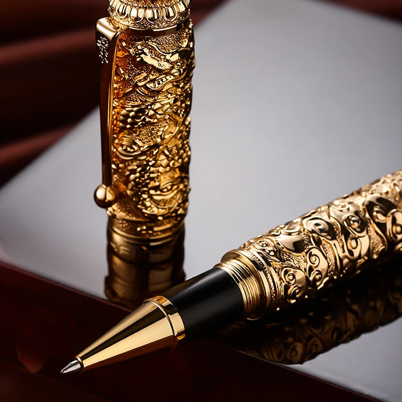 Brand Crystal Office Business Men Signature Pen Jinhao Ink Roller Ball Pen