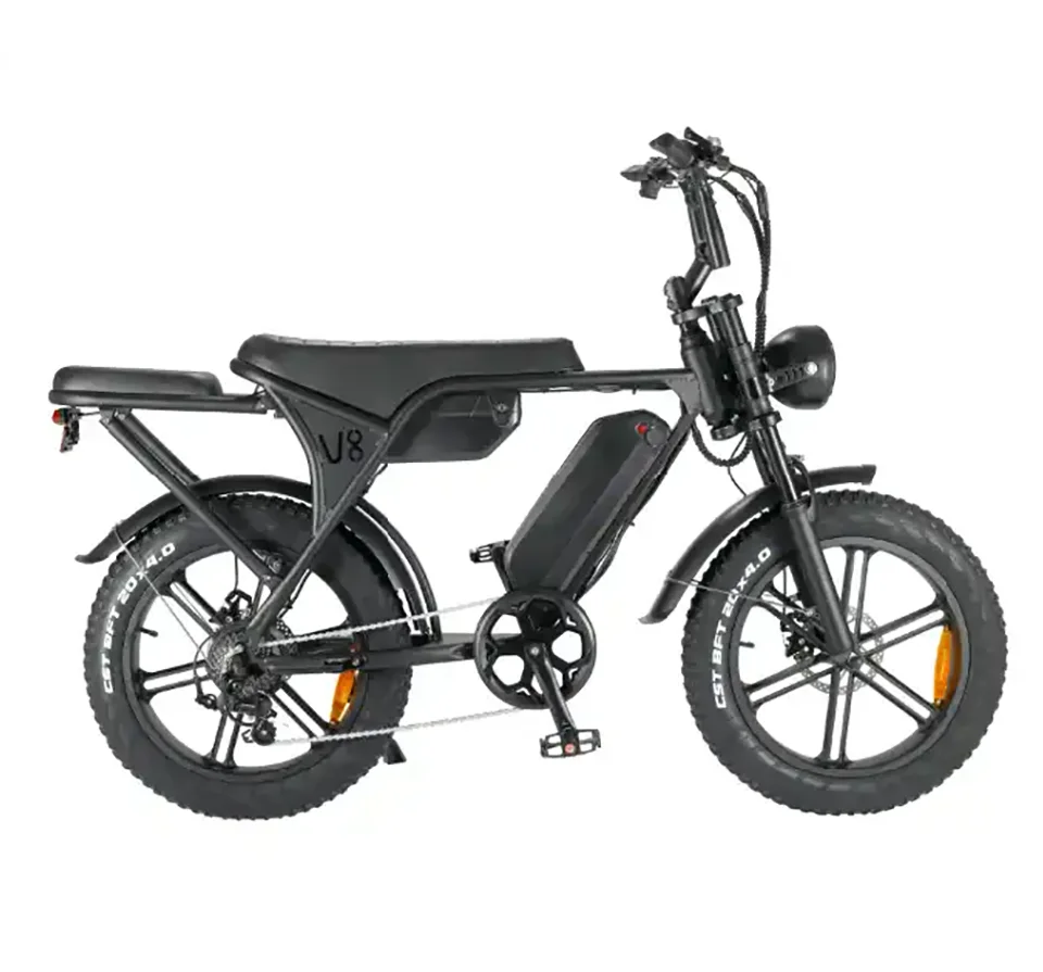 2023 New Model 48v 750w 1000w Electric Bicycle E Bike Fat Tire Chopper Electric Bike Motorcycles