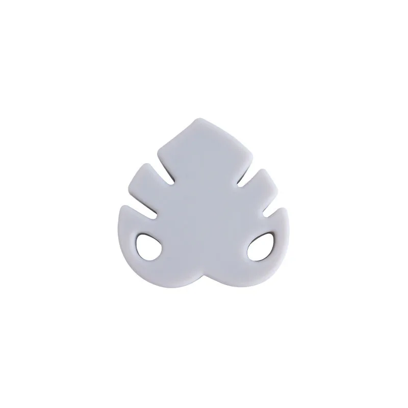 Wholesale Bpa Free Leaf Shape Nursing Accessories Silicone Diy Making Teething Beads