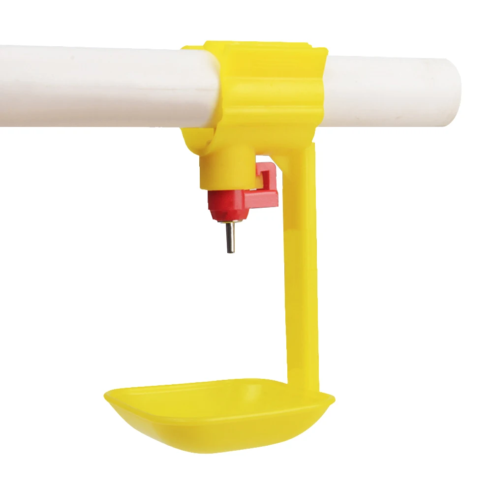 Poultry Drinking Line Accessory Chicken Water Feeder Automatic Filling Waterer Poultry Nipple Drinker With Cup