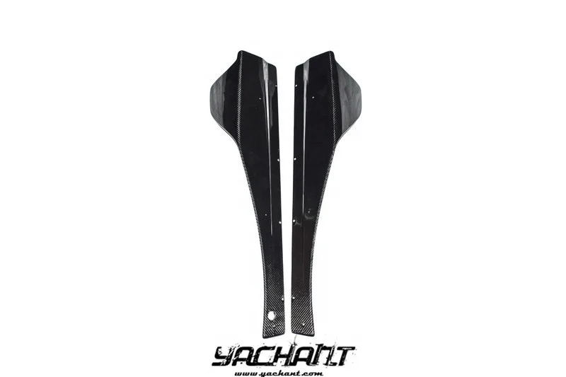 Dry Carbon Fiber 2017 to 2021 720S Coupe & Spider VRS SE Style Side Skirt Blade Fit For 720S Side Skirt Vane 2 pcs Bodykit