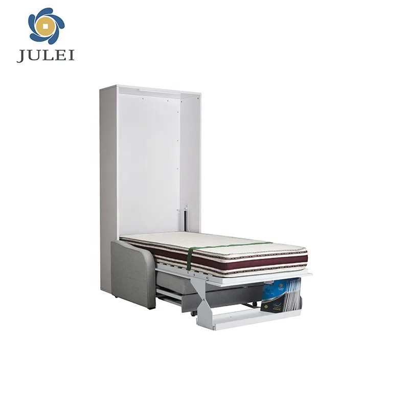 Customized Size Many Colors Choice Easy Installation Modern Hidden Folding Murphy Wall Bed With Sofa