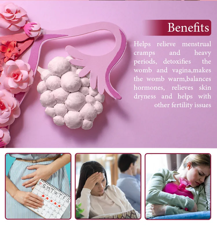 Regular Menstruation relieving cramps heavy periods infertility womb cleaning pills Warm Womb Detox Tea