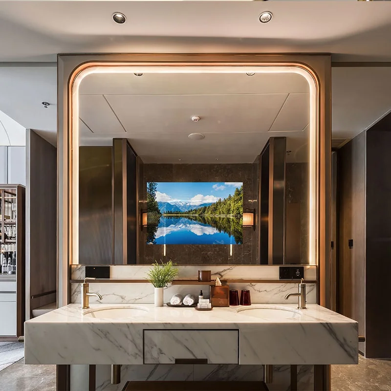 Luxurious Smart Mirror Android Tv Mirror Smart Mirror with Time Weather News Updates Smart TV