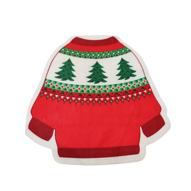 Factory price  hot selling custom size  printed color cocktail paper decoupage napkins