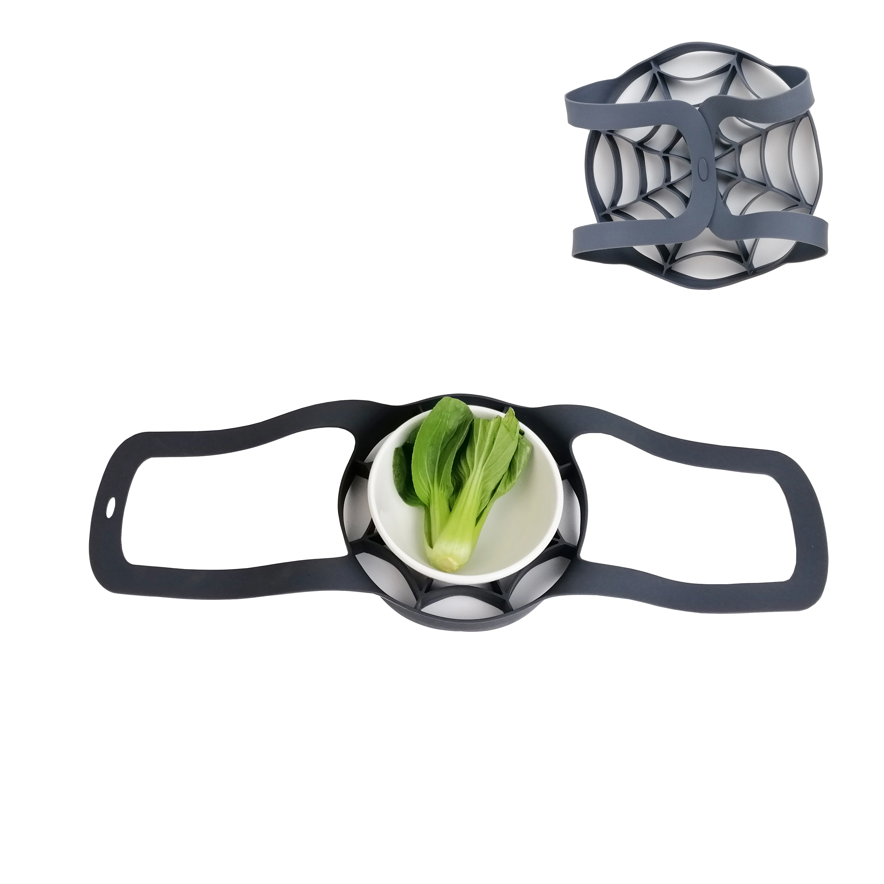 Устойчивая к ожогу подъемная стойка для пароварки без БФА скороварка антипригарная силиконовая Паровая корзина для яиц