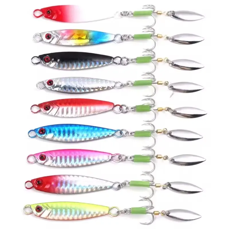 Horse Plate lead fish 7g-30g road bionic bait fresh water sea fishing blast fishing far cast sea bass Spanish mackerel Lures