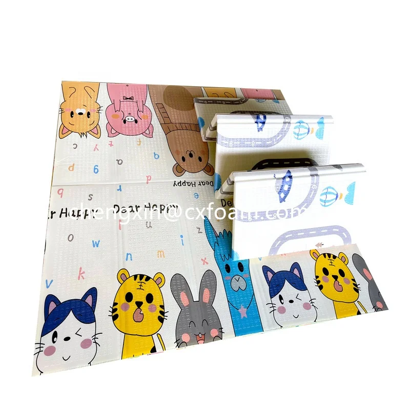 foldable baby play xpe puzzle children's mat thickened tapete baby room crawling pad folding crawling mat