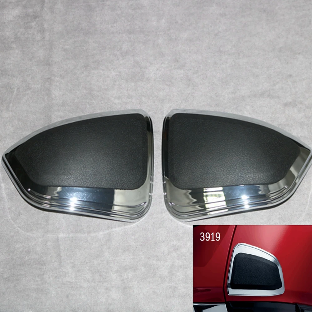 Motorbike Left and right side box rear collision Decoration For Honda Goldwing GL1800 2012-2017 ABS Plastic Chrome