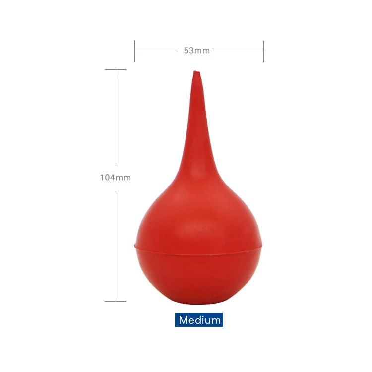 wholesale  Laboratory tool medical grade PVC ear washing ball cleaning 47*85mm