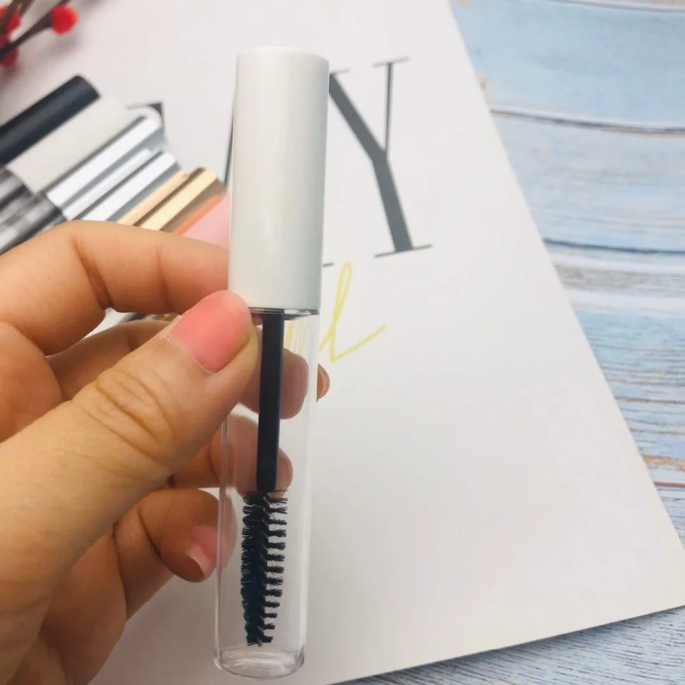 Add your own logo custom empty white mascara tube with brush/mascara