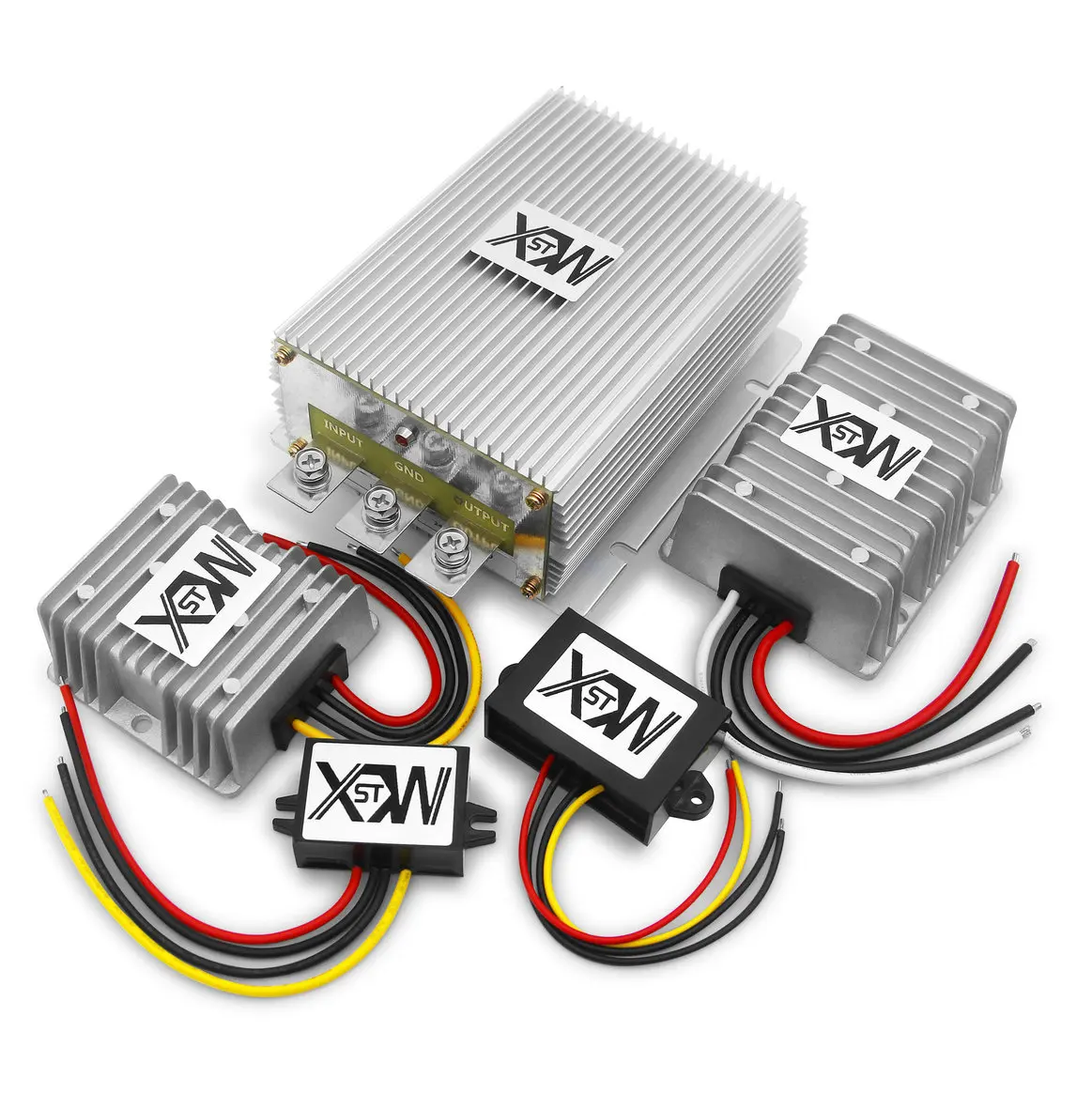 xwst dc dc converters 36v 48v to 12v step down buck converter 1A 2A 3A 5A 10A 15A 20A 30A 40A 50A 60A voltage reducer