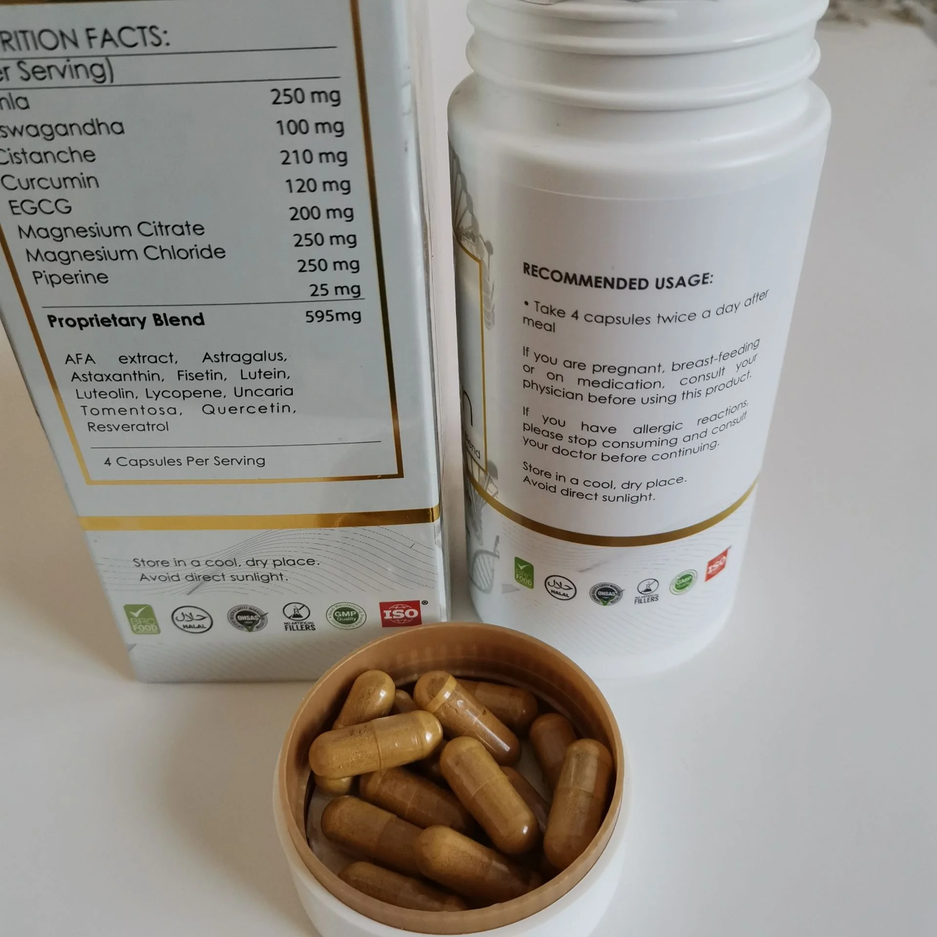 Фирменные органические капсулы Virgin Amla для улучшения пищеварения