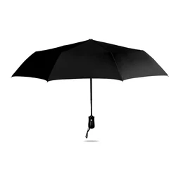 OEM Folding umbrella with Case  Automatic Open And Close With Rain Repellent Fabric And Windproof Fibreglass Ribs EVA case