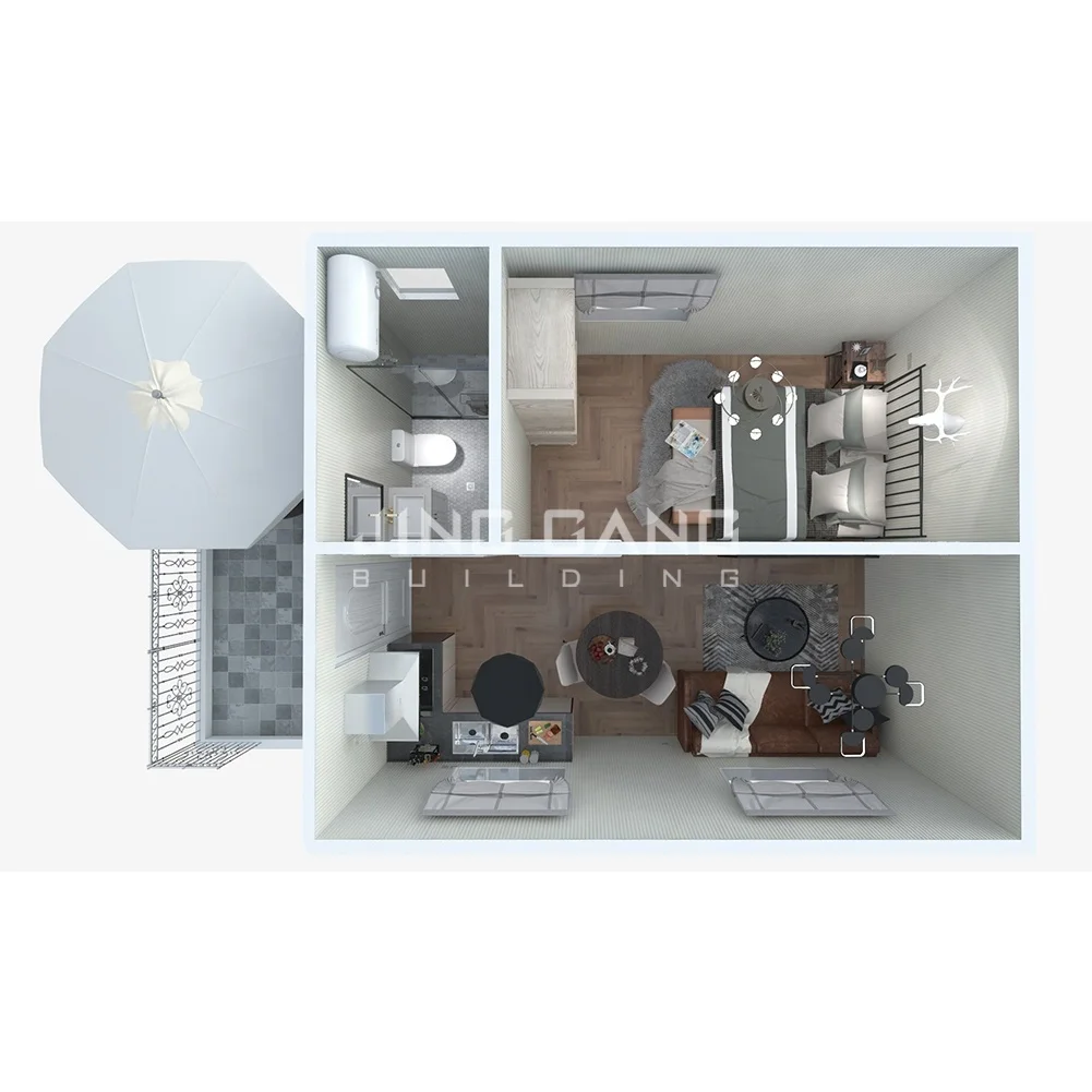 JG Modular Prefab Luxury Modern Customizable Designer Prefab House Concrete House for Living