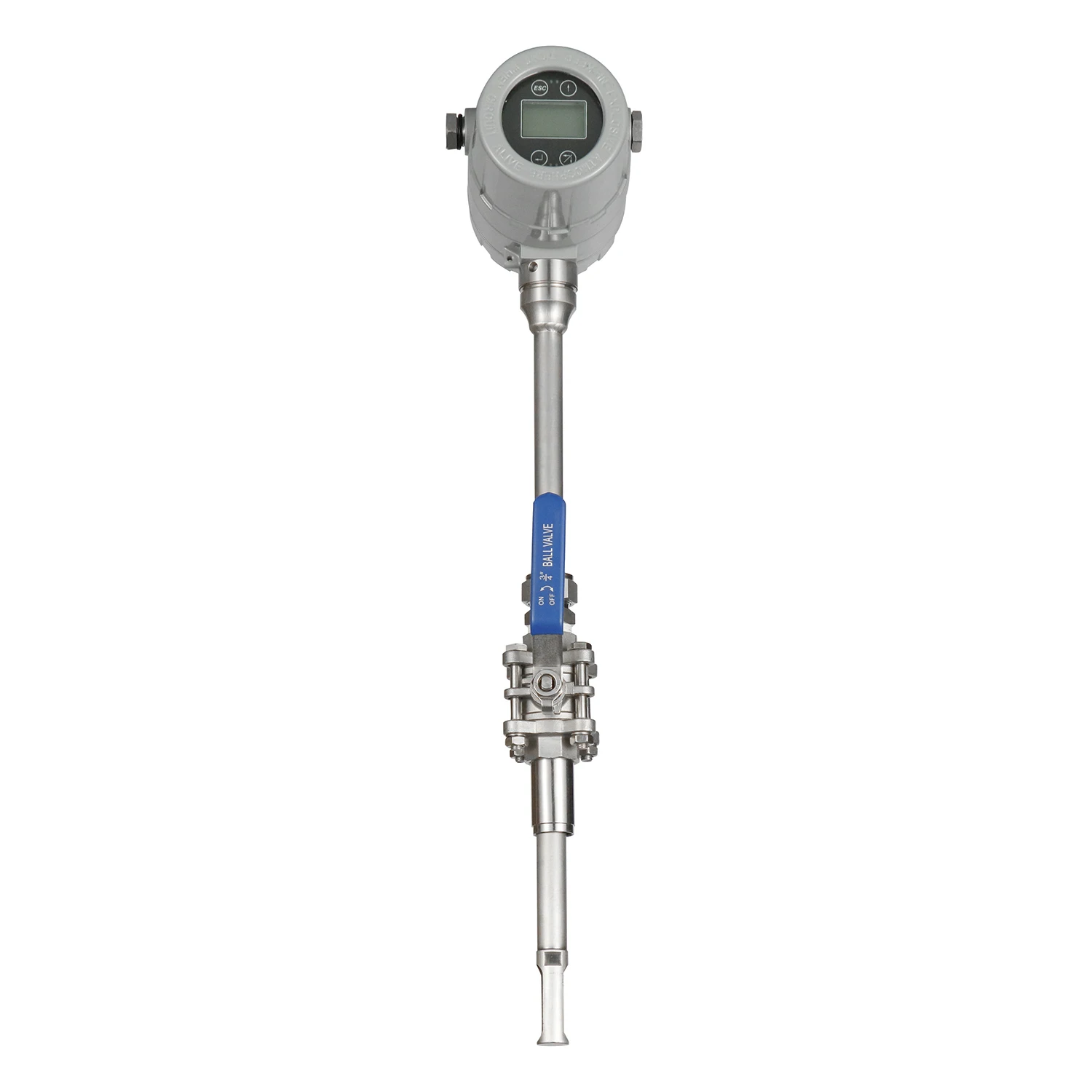 Stainless Steel Diesel Fuel Oil Turbine Flow Meter Flowmeter For Gas Air Steam
