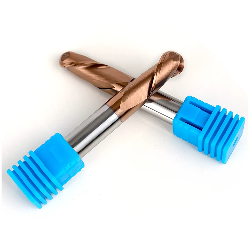 High Hardness Ball Milling Cutter Tungsten Carbide End Mill Solid Cnc for Metal