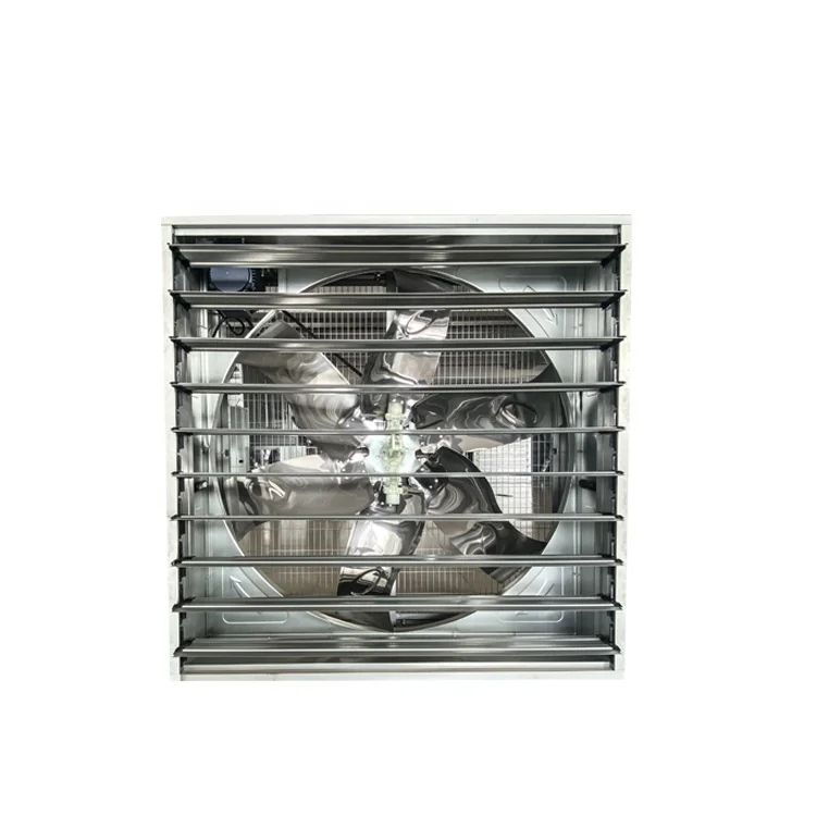 QiluRunte 1380 Wall Mounted Box Type Shutter Cone Poultry Farming Ventilation Cooling Chicken House Exhaust Fan