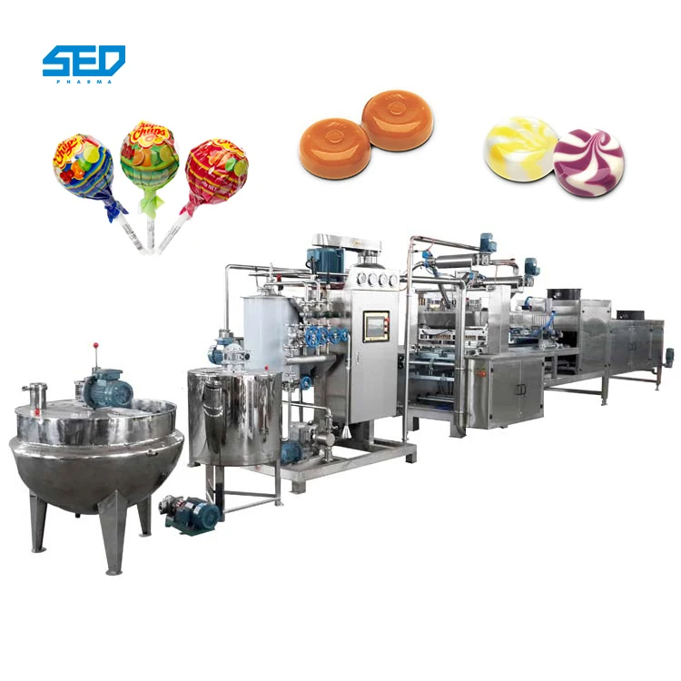 High Automatic Hard Candy Lollipop Gummy Sweet Candy Making Machine Production Line