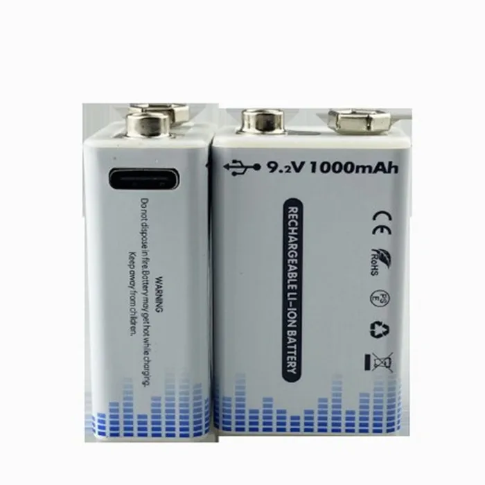 9v USB  Lithium Ion Rechargeable Battery for SALE