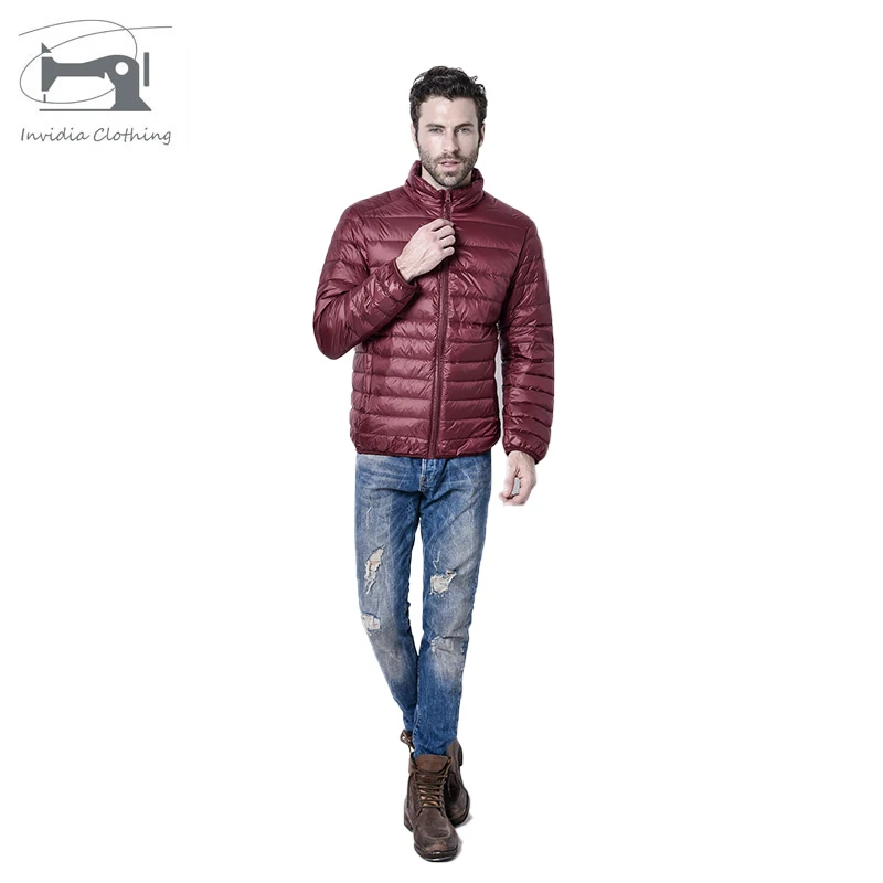 
Beautiful design best mens white duck down fashion filled jacket 