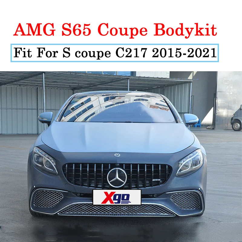 AMG S65 S63 bodykit front bumper rear diffuser with tips  for mercedes for benz S coupe 2014-2021