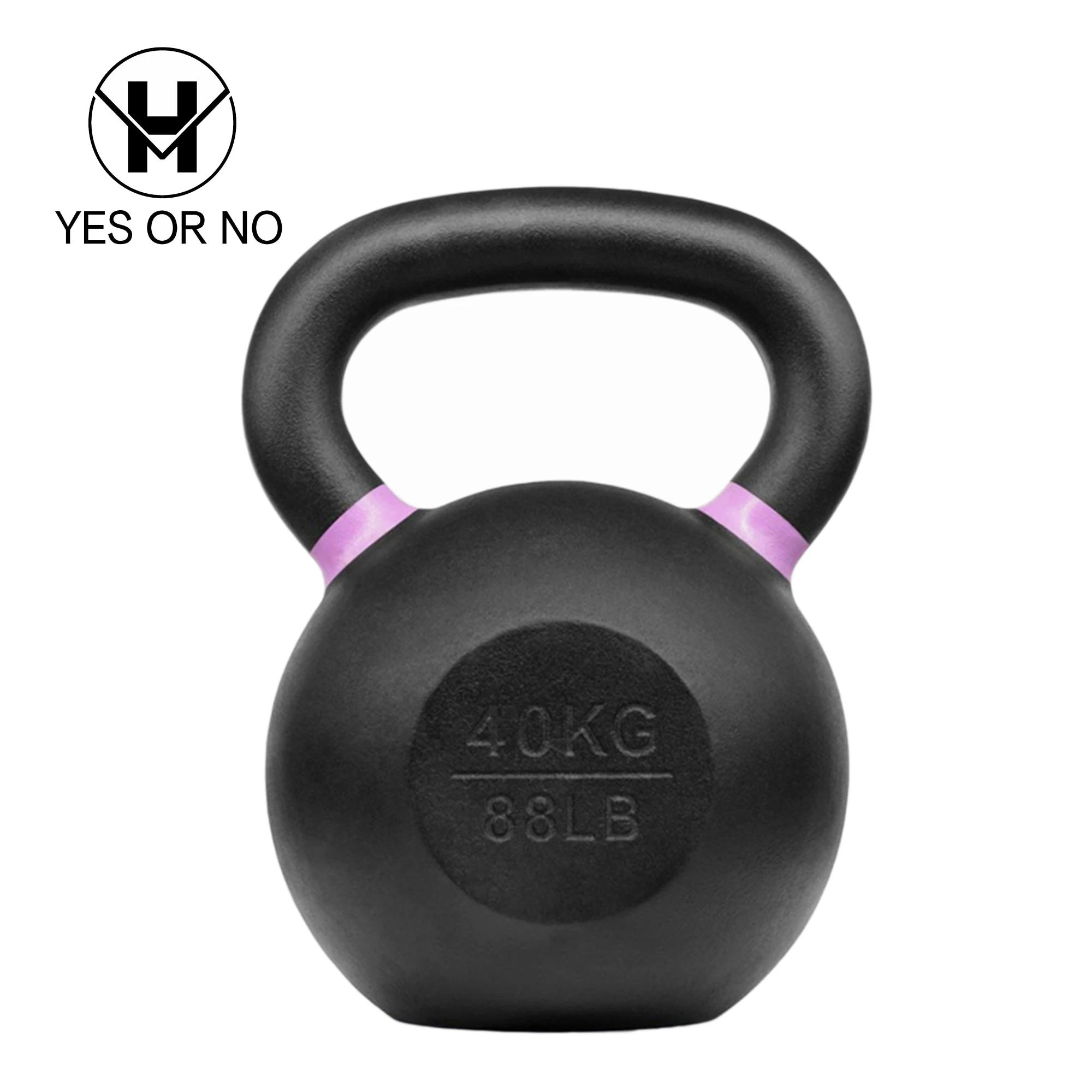 YES OR NO U Shaped Functional Fitness Kettlebell Cast Iron Competition Caoutchouc Kettlebell