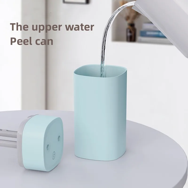 600ml dual mist double Spray humidifiers USB mini portable tabletop Cool Mist Noise home car diffuser with 7 LED color light