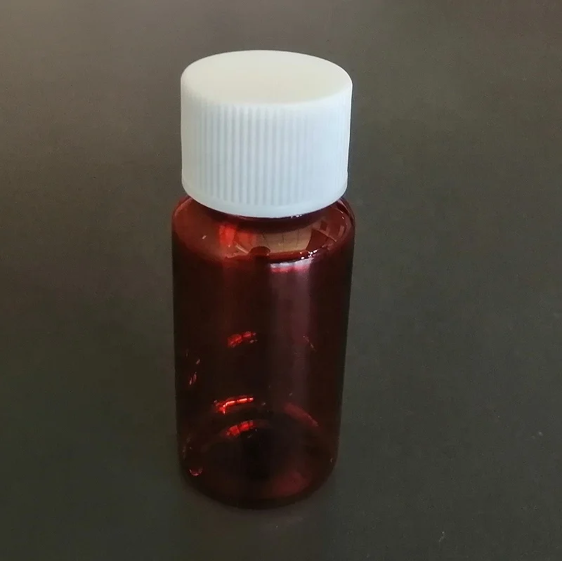 20ml oral liquid syrup amber PET plastic bottle