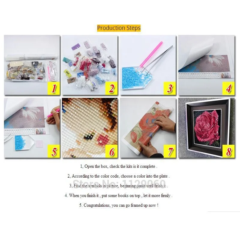 Алмазная живопись Yaojun для начинающих-Алмазная точка по символом Набор для творчества ручная работа подходящий дом