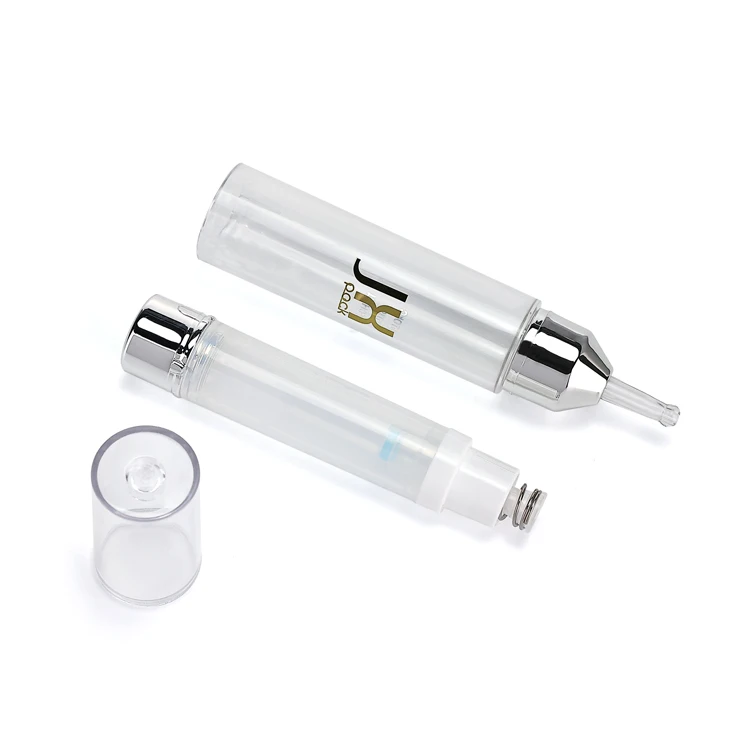 custom Skin care serum airless bottle 5ml 10ml 15ml 20ml hyaluronic prefilled cosmetic syringes plastic syringe bottle