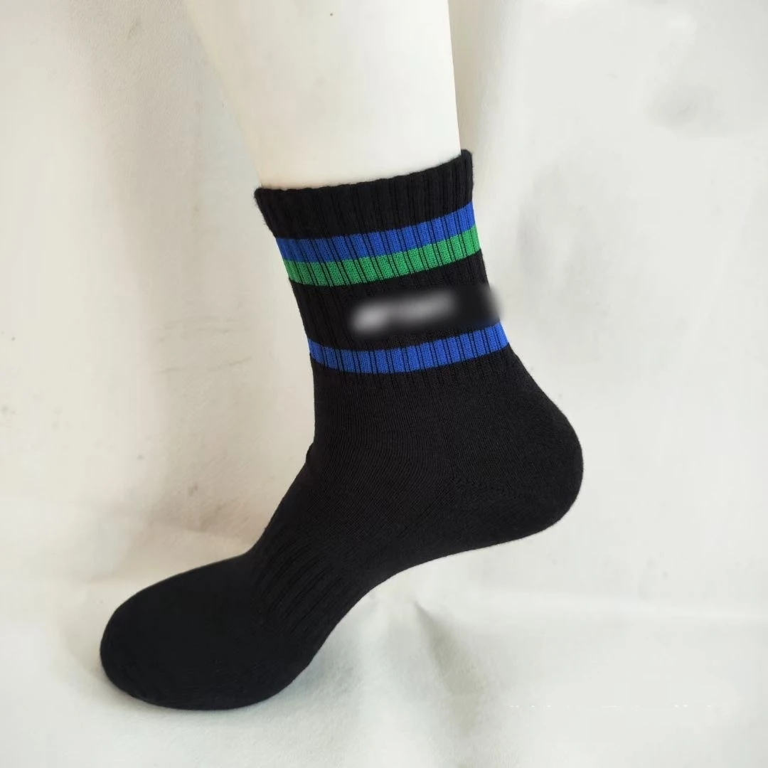 Running Football Training Badminton Athletic Embroidery Crew Custom Design Men Brand Sport Sock