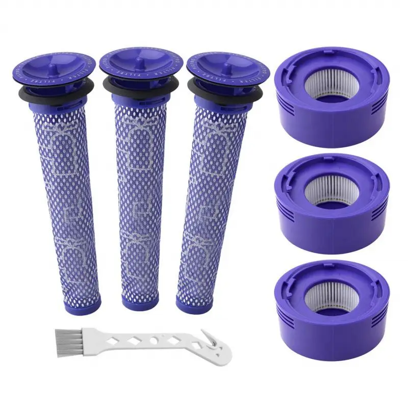 Cordless Parts Accessories Pre-Filters and Post-Filters Kit Absolute Vacuum Filter Replacement for Dyson V6/V7/V8