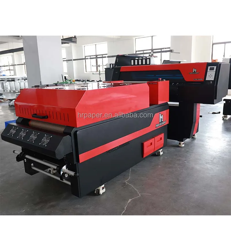 commercial dtf printer printing machine 24in 2 4 head i3200 print head for any fabric t-shirt