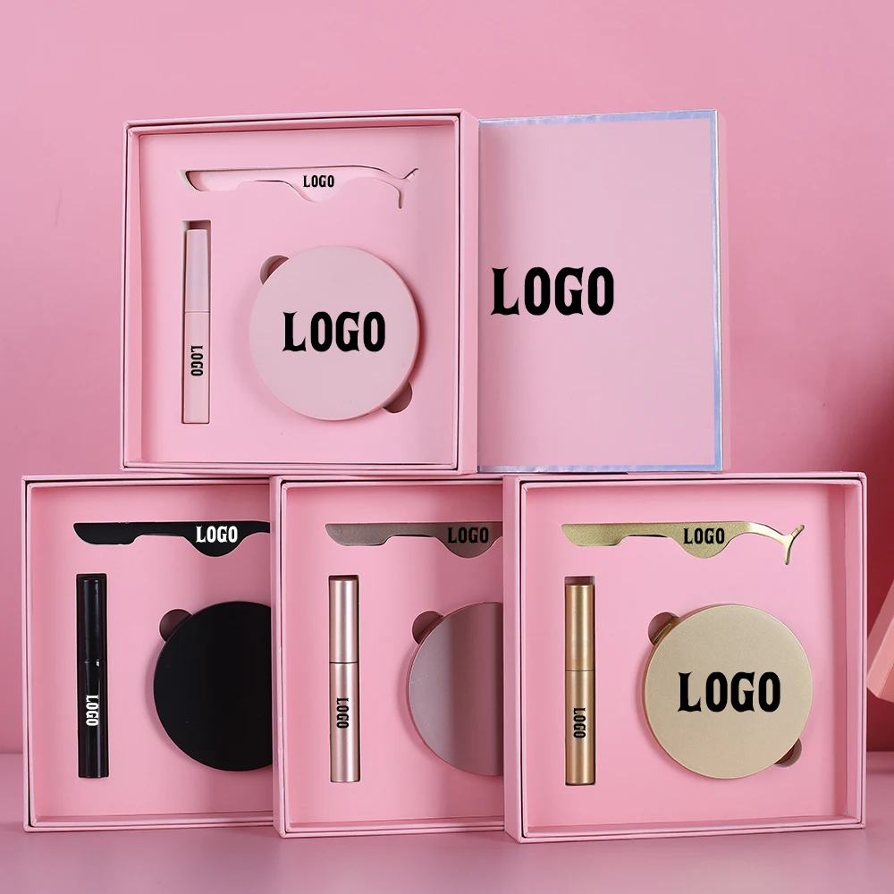 
Mink magnetic eye lashes magnetic false eyelash eyeliner & lashes vegan magnetic eyelashes private label 