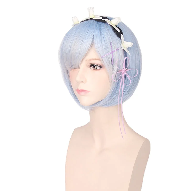 Rem Ram Maid Gemini Косплей Аниме парик нулевой старт жизни в другом мире косплей