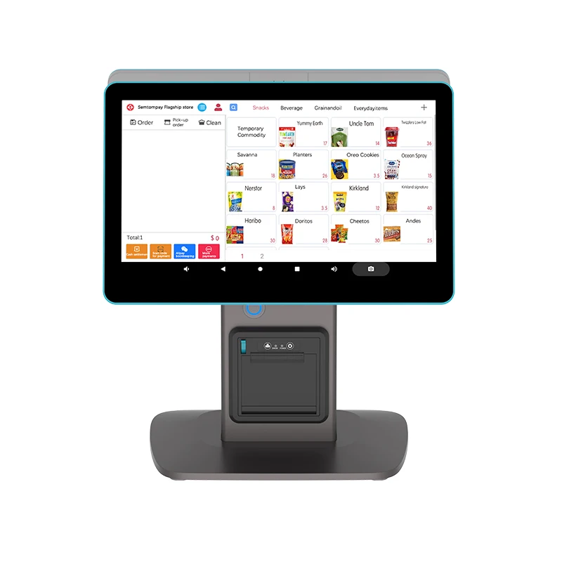 touch screen pos cash register, pos machine pos terminal, Android tablet POS all in on