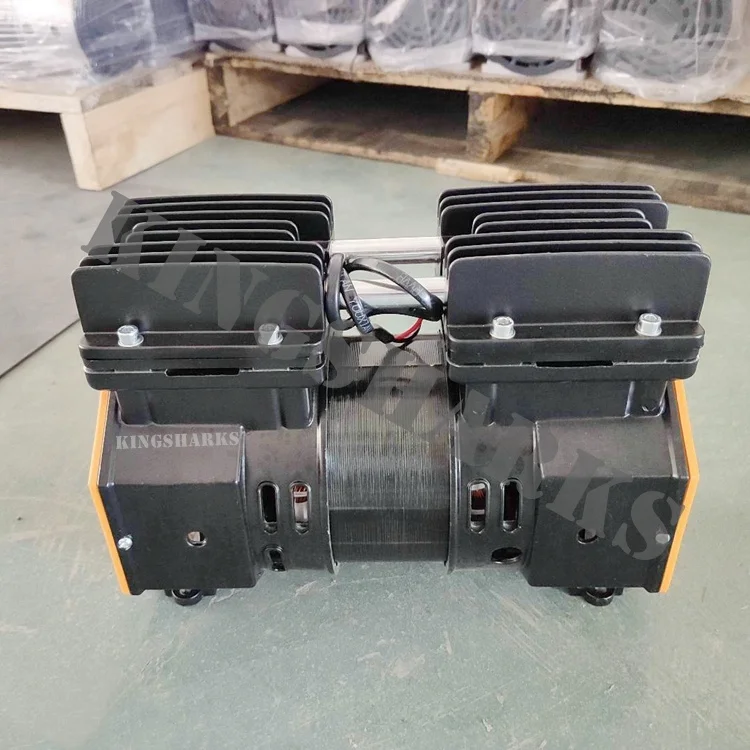 New design ultra silent medical dental bus piston 480 big airflow rate oil free air compressor pump for sale