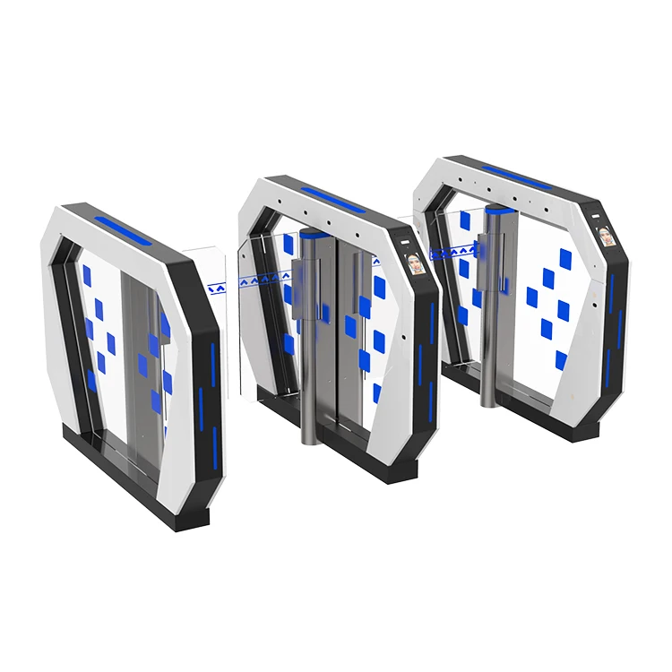Office Building Entrance Security Automatic Anti Collision Access Control Swing Turnstile Barrier