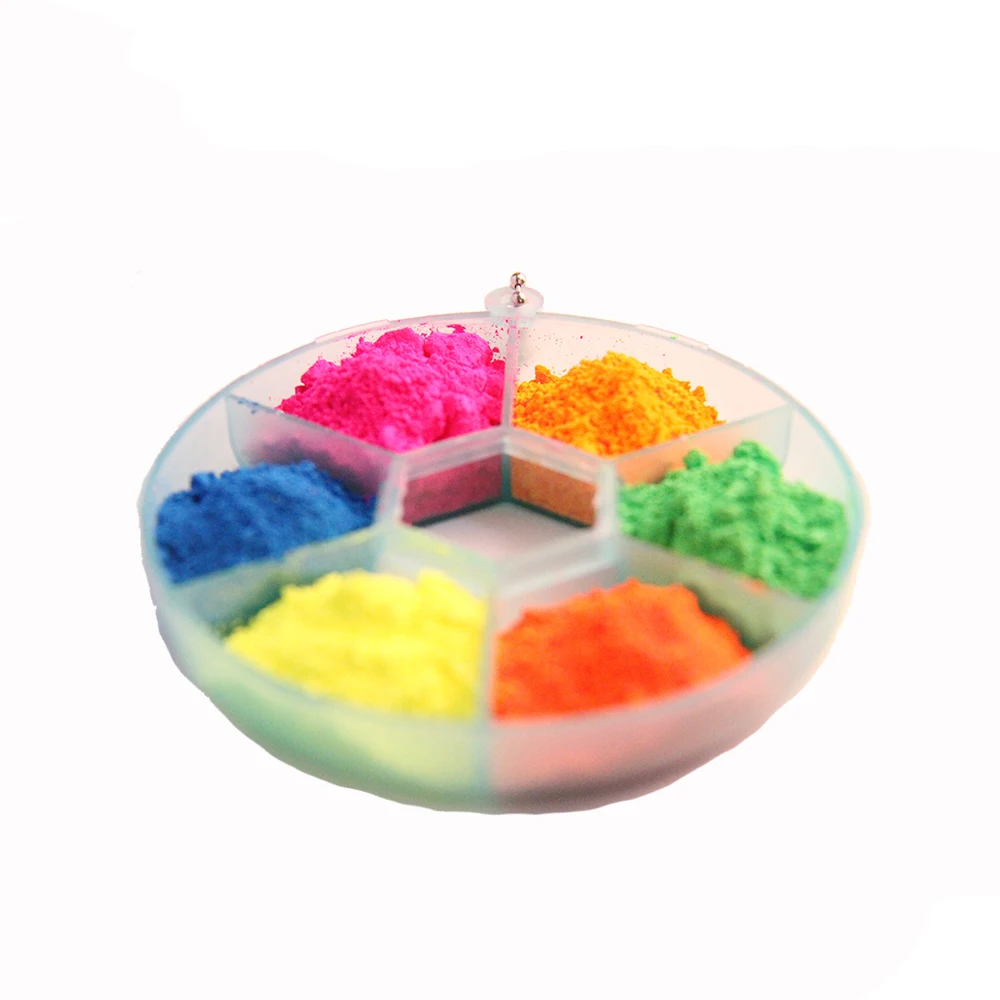Uv Powders Fluorescent Pigment For Textile Printing Colored Asphalt