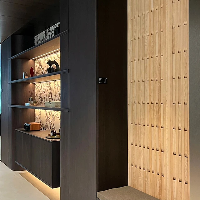 Modern Simple Luxury Walk-in Closet Foldable Bedroom Dressing Room Wardrobe MDF OEM Design Functional Hardware Cheap