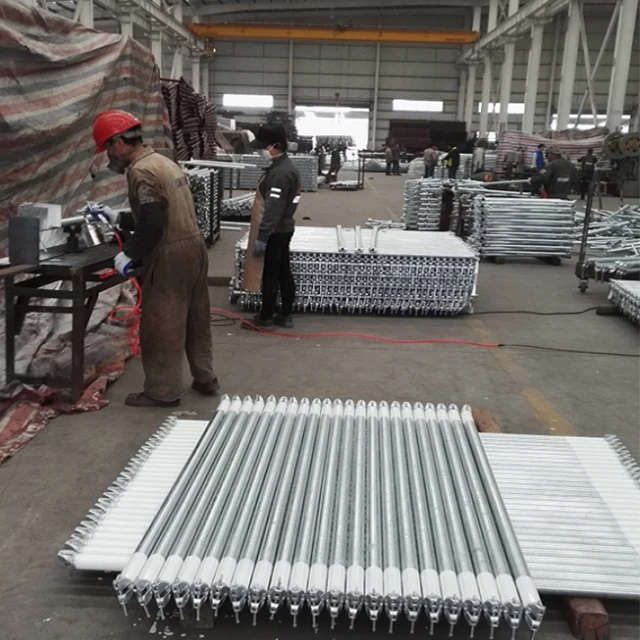 Hot Dip Galvanized Steel  Ring lock scaffoldings system ledger for construction